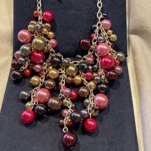 Mellitic Multicolored Baubles Necklace